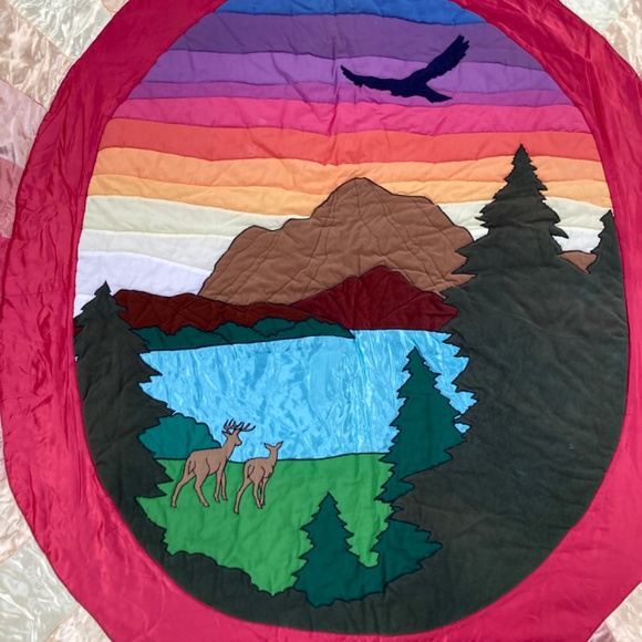 Unique comforter handmade blanket duvet quilt - Picture 9 of 10